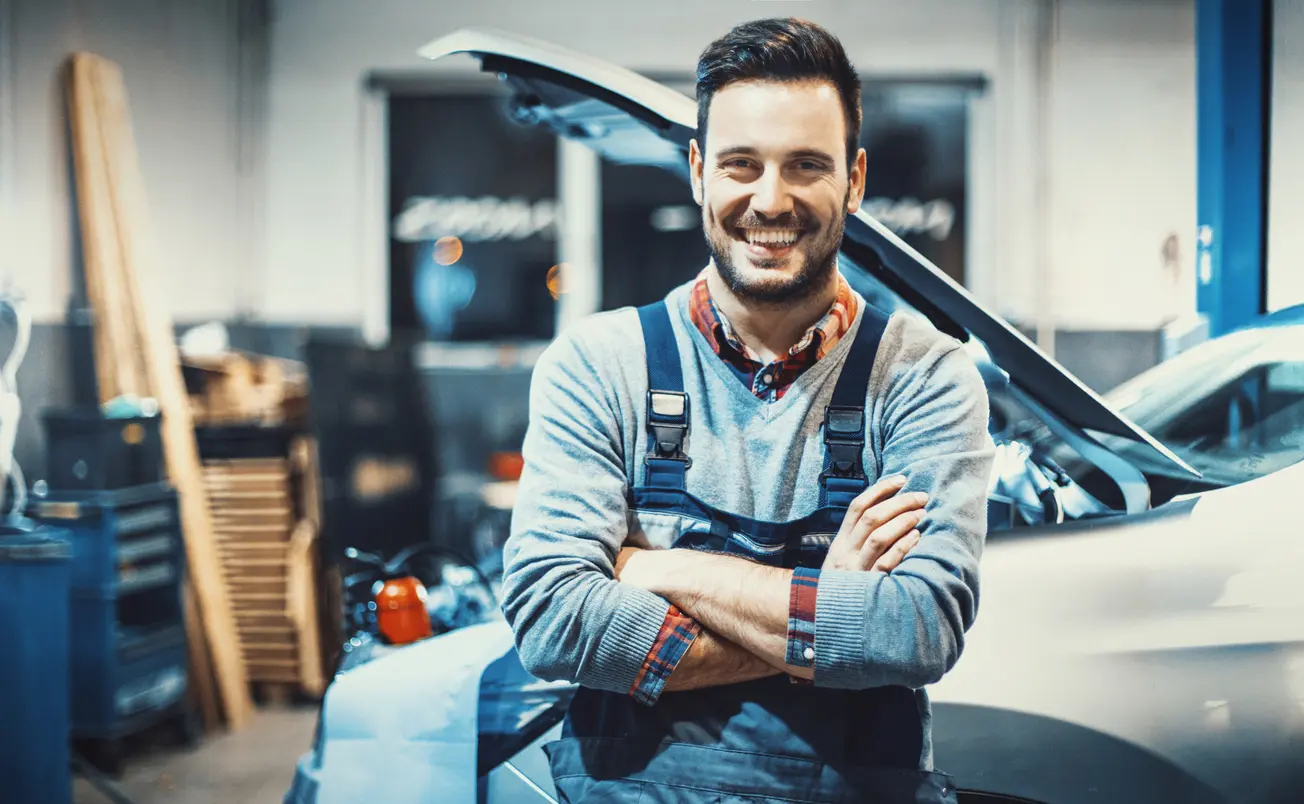 small business owner posing for camera